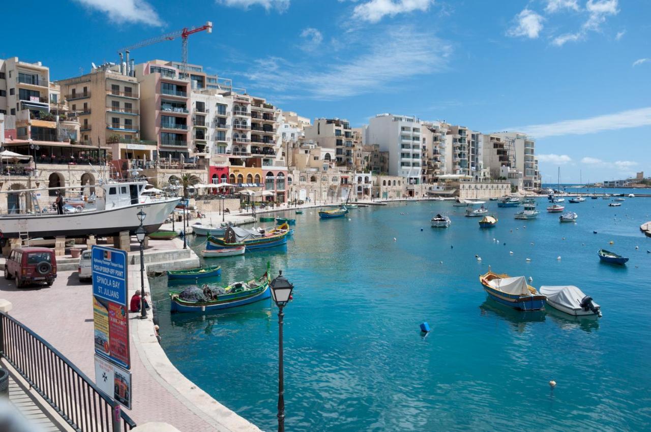 Stylish 2Br Apartment In Central St Julians San Ġiljan Exterior foto